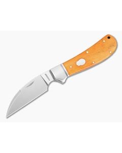 RoseCraft Clinch River Swayback Bourbon Orange Bone 14C28N Pocket Knife (4.00" Closed) RCT005-2026 - RCB-RCT005-2026 1