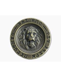 Shire Post Mint King Conan Aquilonian Luna Coin Brass - SPM-REH-AQ-LION 1