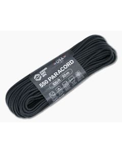 Atwood Rope 550 Paracord Black 100 Feet - AWR-RG1215H 1