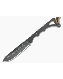TOPS Rocky Mountain Spike Sandstorm Bronze 1095 Skeletonized Fixed Blade Knife RMS-01 - TP-RMS-01 1