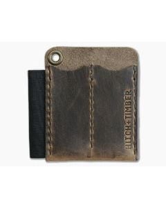 Hitch & Timber Runt 2.0 Card Holder Crazy Horse Leather EDC Slip & Pen Holder - HT-RUNT-2-CARD-CH 1
