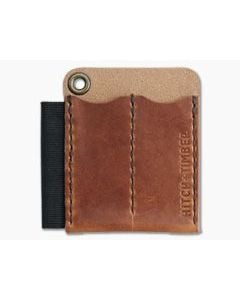 Hitch & Timber Runt 2.0 Card Holder English Tan Leather EDC Slip & Pen Holder - HT-RUNT-2-CARD-ET 1