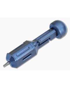 StraightLine EDC Revolve 2.0 Bit Driver Titanium Blue Stonewash - SL-RV2-BLSW 1