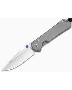 Chris Reeve Small Sebenza 31 Polished Drop Point Glass Blasted - CRK-S31-1016 1