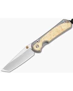 Chris Reeve Small Sebenza 31 Magnacut Tanto Box Elder - CRK-S31-1132-018 1
