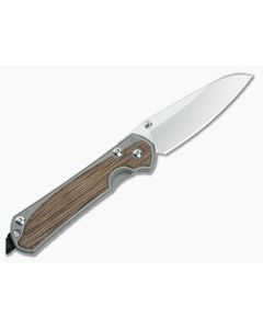 Chris Reeve Small Sebenza 31 Left Hand Insingo Natural Micarta - CRK-S31-1227 1
