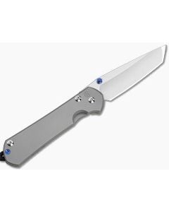 Chris Reeve Small Sebenza 31 Left Hand Tanto Glass Blasted - CRK-S31-1688 1