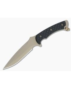 Spartan Blades Ares Fighter FDE S45VN Black Micarta Kydex Sheath Fixed Blade 1DEBKKYTN - SB-1DEBKKYTN 1