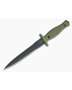 Spartan George V-14 Dagger Black Magnacut OD Green G10 - SB-SB27BKGRKYBK 1