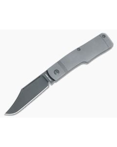 Jack Wolf Knives Sharpshooter Jack Slip Joint Titanium Smooth Reverse Tux SHARP-02-TI-REV-TUX - JWK-SHARP-02-TI-REV-TUX 1