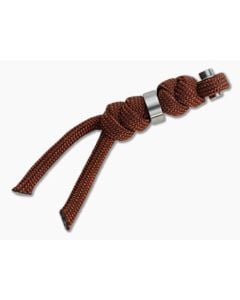 Chris Reeve Small Inkosi Lanyard Rust with Silver Bead - CRK-SIN-7019 1