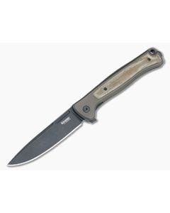 LionSteel Skinny Brown Aluminum Black Blade SK01A-EB - LS-SK01A-EB 1
