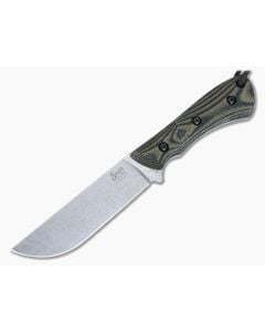 Smith & Sons Delta Fixed Blade Camo Micarta Handle Stonewashed CPM-3V Drop Point Blade SM20129 - SS-SM20129 1