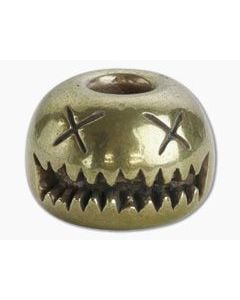 Audacious Concept Smiley Bead Medium Brass Lanyard Bead SMM-BRS-STW - AC-SMM-BRS-STW 1