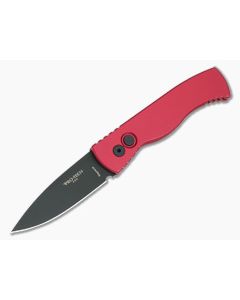 Protech TR-2 Auto Red Handle Black Blade - PT-T203-RED 1