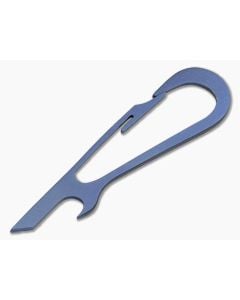 SK Knives Large DeCAPitator Blue Titanium Bottle Opener - CU-TIDCP24 1