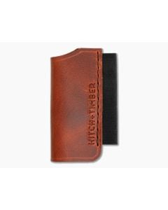 Hitch & Timber Torch Slip and Pen Holder English Tan Leather - HT-TORCH-SLIP-ET 1
