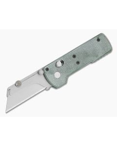 OKNIFE U1 Green Micarta Utility Knife - OK-U1-GM 1