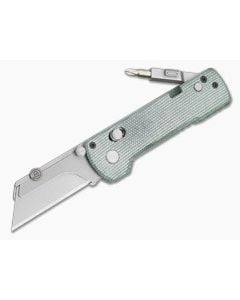 OKNIFE U1 Pro Green Micarta Utility Knife - OK-U1-PRO-GM 1