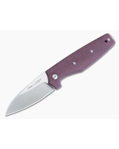 Viper Dan 2 Burgundy Micarta N690 Slip Joint V5930CBR - VK-V5930CBR 1