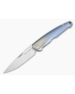Viper Key Vox Design Slip Joint Blue Fluted Titanium M390 V5976D3BL - VK-V5976D3BL 1