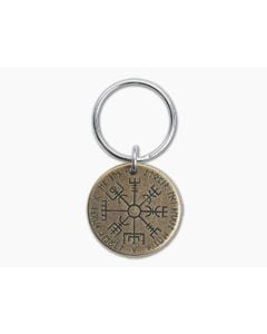 Shire Post Mint Vegvisir Norse Compass Bronze Keychain - SPM-VEG-BZ-K 1