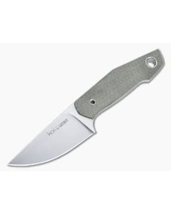 Viper Vox Koi Stonewashed N690 Green Canvas Micarta Fixed Blade VT4009CV - VK-VT4009CV 1