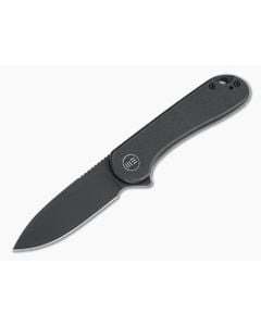 WE Knives Elementum Black Stonewashed 20CV Titanium Frame Lock Flipper WE18062X-3 - WE-WE18062X-3 1