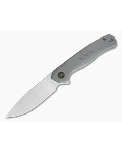 WE Knives Seer LTD Hand Rubbed Satin 20CV Gray Titanium Frame Lock Flipper WE20015-3 - WE-WE20015-3 1
