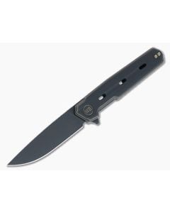 WE Knives Navo Flipper Bronze/Black Titanium Scales Black Stonewash 20CV Drop Point WE22026-3 - WE-WE22026-3 1