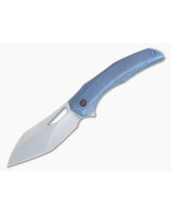 WE Ignio Blue Titanium Stonewashed 20CV Wharnto Blade WE22042B-3 - WE-WE22042B-3 1