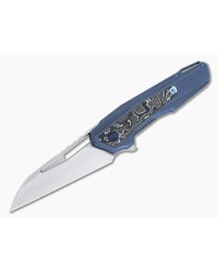 WE Knives Falcaria Aluminum Foil Carbon Fiber 23012B-3 - WE-WE23012B-3 1