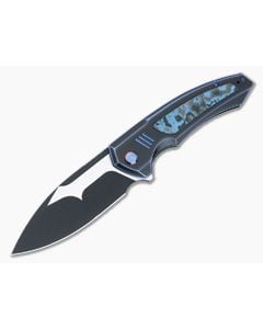 WE Knives Hyperactive Vanax Folder Arctic Storm Fat Carbon Inlays WE23030-3 - WE-WE23030-3 1