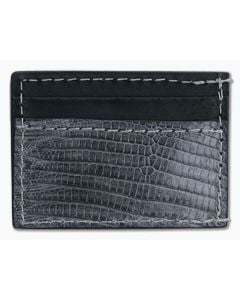 Yoder Leather Company Gray Lizard Clip Wallet - YLC-001 1