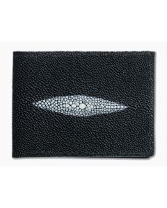 Yoder Leather Company Black Stingray Regular ID Window Bifold Wallet - YLC-024 1