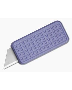 Rivery Zero V2 Grenade Pattern Crushed Orchid Purple Cerakote Aluminum Manual OTF Utility Knife (2.68" Closed) - RIV-ZV2-OTF-GRE-6061-ORCHID 1