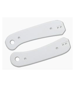 Knafs Lander Knife Scales White G10 Replacement Scales - KNAFS-00079 1