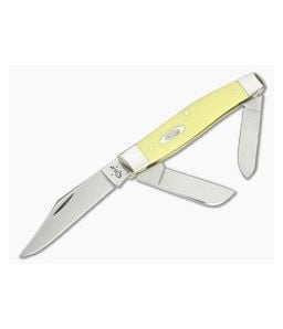 Case Large Stockman Yellow Handle Carbon Steel 00203 - CA-00203 1