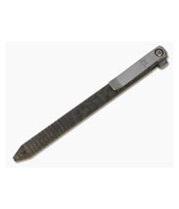 Maverick Customs Flipper Universal Pen Ringed Titanium Void Black Finish Dark Titanium Flipper EDC Pen - MAV-002 1