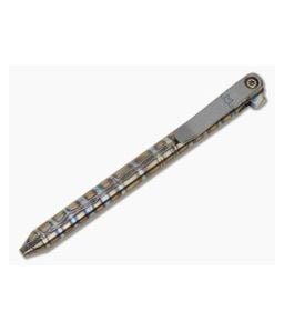 Maverick Customs Flipper Universal Pen Smooth Titanium Flame Frag Finish Flame Anodized Titanium Flipper EDC Pen - MAV-004 1