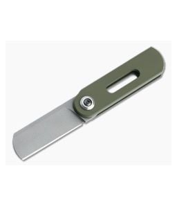 D Rocket Design OvalMoon Blasted AEB-L Smooth OD Green Cerakote Aluminum Swivel Folder 0070 - DRD-0070 1