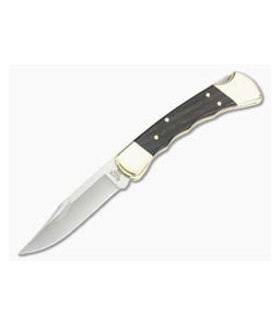 Buck 110 Folding Hunter Finger Grooved - BU-0110BRSFG 1