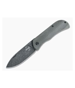 Boker Plus Exskelibur II Black Stonewashed D2 Green Micarta Frame Lock Folder 01BO367 - BO-01BO367 1