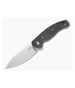 Fox Knives Ziggy Anso Design Carbon Fiber Satin N690Co Liner Lock Flipper 308CF - BO-01FX835 1