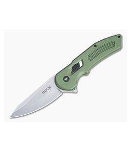 Buck 262 Hexam Assist Reverse Tanto OD Green Aluminum SUR Lock Flipper 0262ODS - BU-0262ODS 1