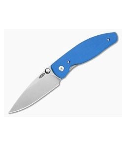 TRM Atom Royal Blue 3D Lizard Skin G10 MagnaCut Liner Lock Folding Knife (3.50" Blade) - TRM-028 1