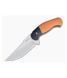 Boker Plus Micro Alligator 440C Orange & Black G10 Fixed Blade Hunting Knife 02BO043 - BO-02BO043 1
