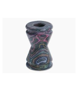Dawson Machine Craft Monet Crazy Fiber Hourglass Lanyard Bead - DMC-03 1