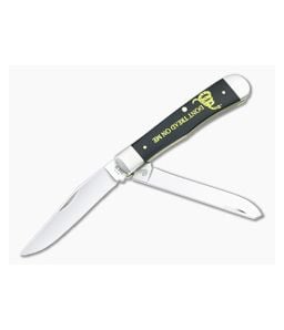 Case Trapper Don't Tread on Me Smooth Black 06090 - CA-06090 1