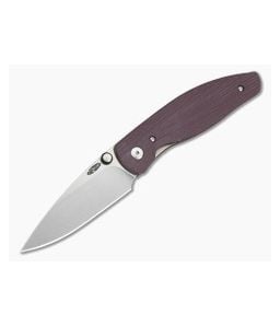 TRM Atom Popsicle Purple 3D Sunburst G10 MagnaCut Liner Lock Knife (3.50" Blade) - TRM-069 1